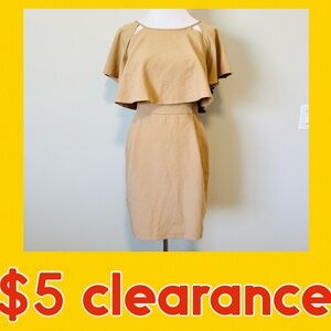 ASOS Camel Zip-Up Dress